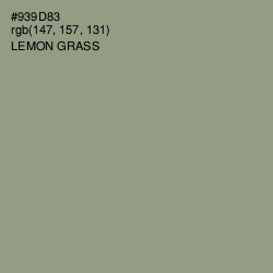 #939D83 - Lemon Grass Color Image